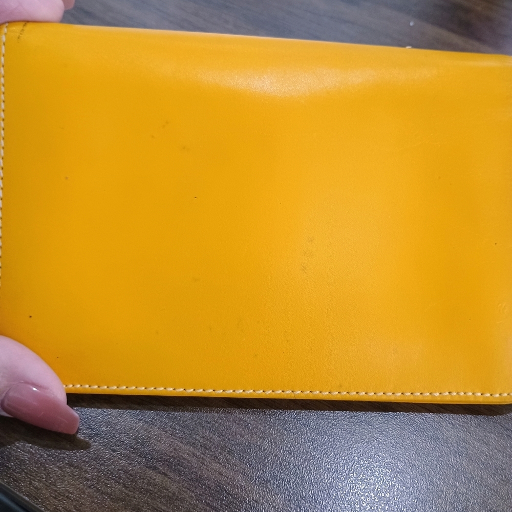 Dior Yellow Leather Clutch Small Wristlet - Picture 11 of 15